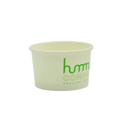 3 oz de tasses en papier de crème glacée étanches à l'eau