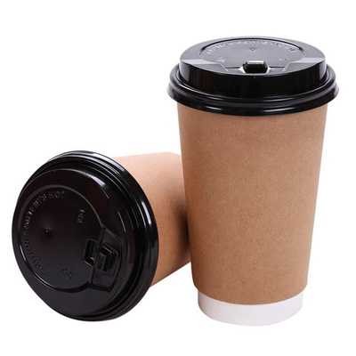 Food Grade Custom Compostable Coffee Cups 8oz 12oz 16oz Eco Friendly Paper Cups