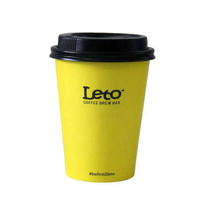 Food Grade Custom Compostable Coffee Cups 8oz 12oz 16oz Eco Friendly Paper Cups