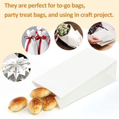 Durable Kraft Paper Bag For Bakery Bread Sandwich Bag Customized