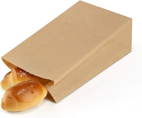 Durable Kraft Paper Bag For Bakery Bread Sandwich Bag Customized