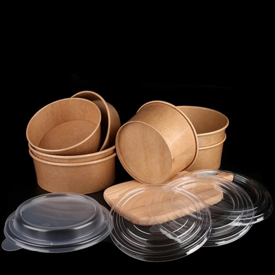 Picnic Disposable Paper Soup Bowls 18oz 26oz 32oz Eco Paper Bowls