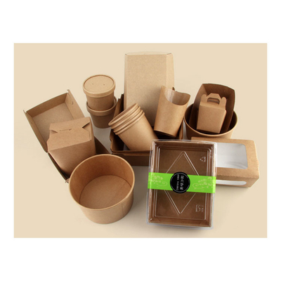 BAP Free Customized Paper Box Custom Printed Kraft Boxes For Sushi Cake Food Gift