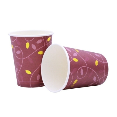 Customized Insulated Disposable Coffee Cups 8 Oz Paper Coffee Cups For Party