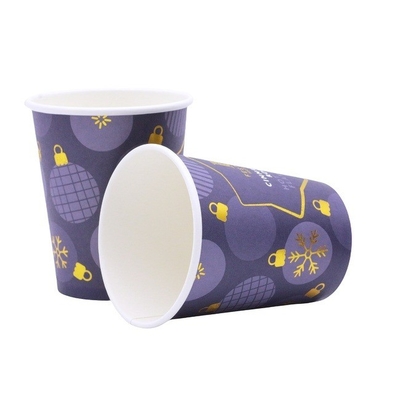 Customized Insulated Disposable Coffee Cups 8 Oz Paper Coffee Cups For Party