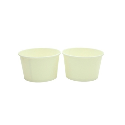 Customized Ice Cream Sundae Paper Cups Durable With Platisc Dome Lid