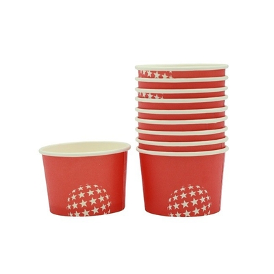 4oz 120ml Ice Cream Paper Cup Snack Food Container Frozen Yogurt Paper Bowl