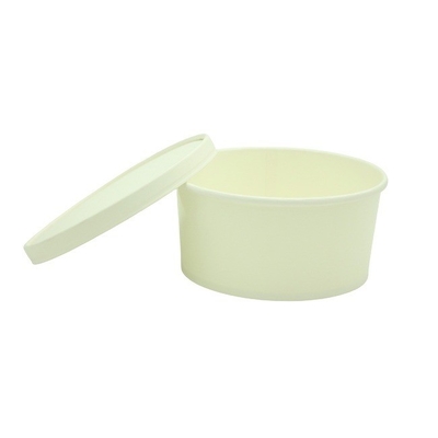 16 Oz Brown Ice Cream Paper Cup Microwavable Safe For Christmas Thanksgiving