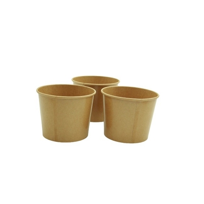 500/750/1000ML Disposable Paper Bowl Safe Food Grade With Lid