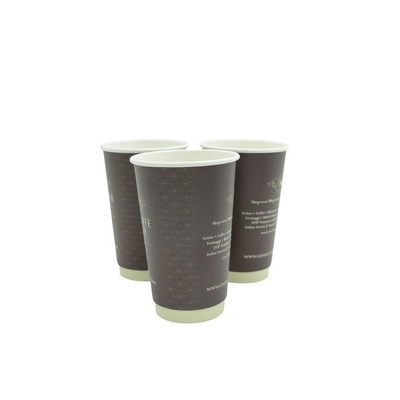 Kraft Custom Paper Coffee Cups Recyclable For Party Picnic Travel
