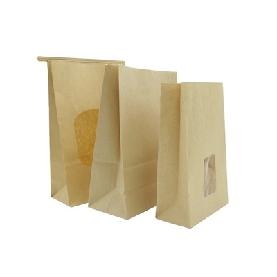 Rectangular Bread Paper Bag Professional Used For Storage Cookies Snacks