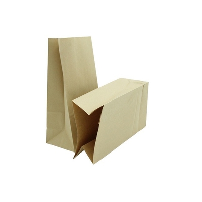 Kraft Safe Paper Bakery Bags For Bread PE Coated Greaseproof