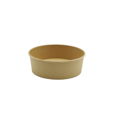 Eco Friendly Disposable Paper Bowl Leak Proof 50oz Kraft Paper Food Container