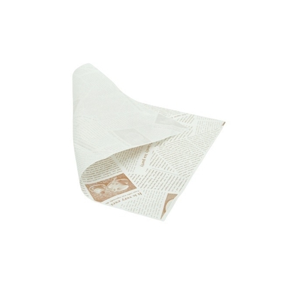 12x12 Inches Recyclable Custom Wax Paper Sheets Food Wax Paper