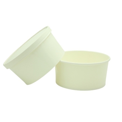 16oz 500ml Paper Soup Cup Food Grade Material PE Coated With Lids