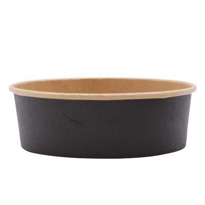 Black Disposable Soup Containers With Lids Durable 120ml-1800ml