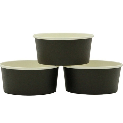 Black Disposable Soup Containers With Lids Durable 120ml-1800ml