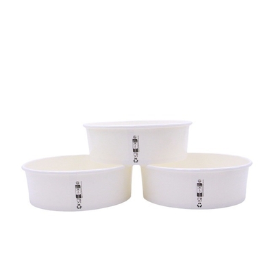Customized 8oz Kraft Soup Containers Disposable Soup Cups With Lids