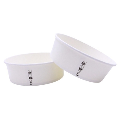 Customized 8oz Kraft Soup Containers Disposable Soup Cups With Lids