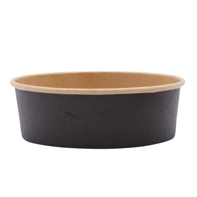 Heavy-Duty Salad Bowls, 25 oz Paper Bowls, Disposable Soup Bowls,  in Food Grade Kraft Paper Made, Eco-Friendly Durable No Leakage for Dessert Camping Food Party Disposable Serving Bowls