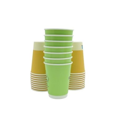 OEM Customized 12 ounce Brown Coffee Cups for Party,12 oz Paper Coffee Cups, Disposable Drinking Cups for Hot or Cold Beverage, Business, Travel, Picnic