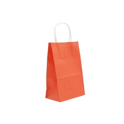 Customized Colorful Kraft Paper Bags with Handles Bulk Assorted Sizes Gift Bags for Grocery Retail Party Birthday