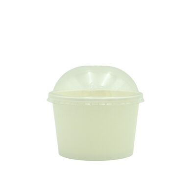 4 oz 120ml Paper Ice Cream Cups with Lids Frozen Yogurt Cups Dessert Bowls