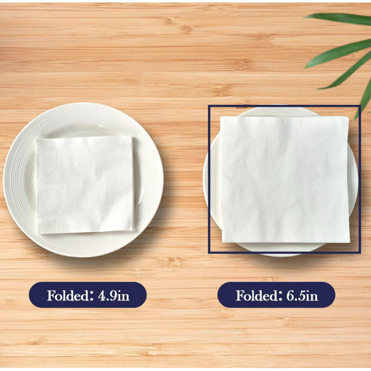 Soft Versatile Custom Printed Cocktail Napkins Printed Dinner Napkins 23cm 24cm 25cm 28cm
