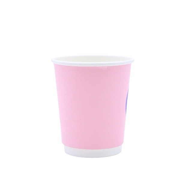 Double Wall Paper Coffee Cup 16 Oz Customized With Lids For Home Restaurant Store