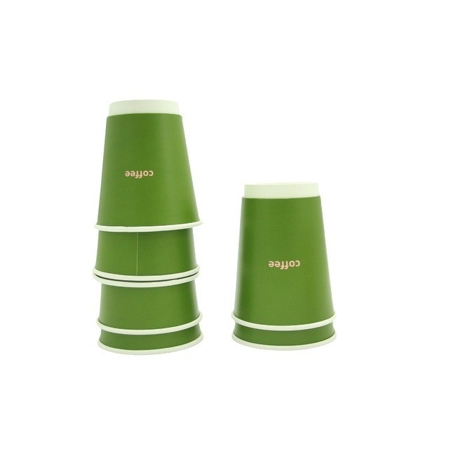 Customized Leak Free 12 Oz Paper Cups Paper Espresso Cups No Lids For Restaurant Office Home
