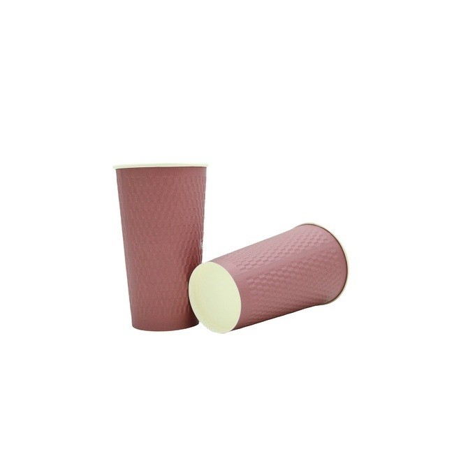Double Wall Disposable Hot Cups Insulated To Go Bubble Coffee Cup Hot Drinking Cups