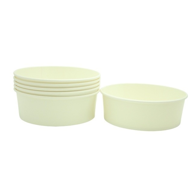 65OZ 2000ml Disposable Bowls For Hot Food Compostable Paper Bowls