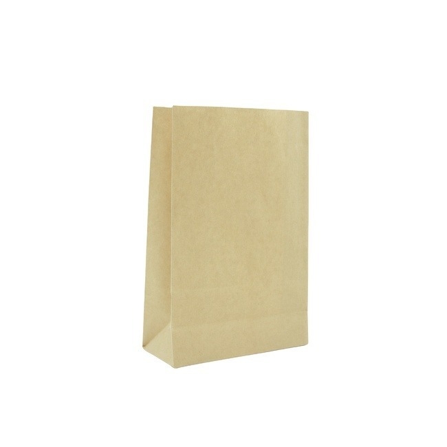 Large Paper Bags For Bakery Classic Style With Solid Pattern