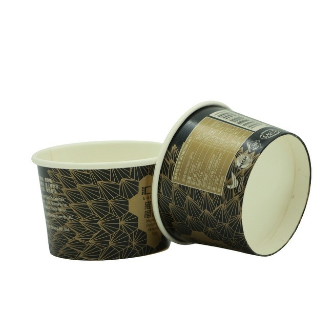 Biodegradable Paper Soup Cup Customized Recyclable Food Packaging