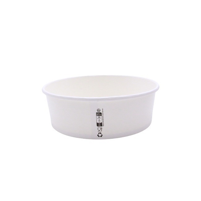 Customized 8oz Kraft Soup Containers Disposable Soup Cups With Lids