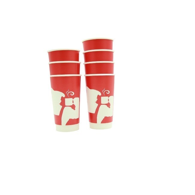 Customized Design 12 oz Paper Disposable Coffee Cups  Hot or Cold Beverage Drinking Cup for Water Juice Coffee or Tea
