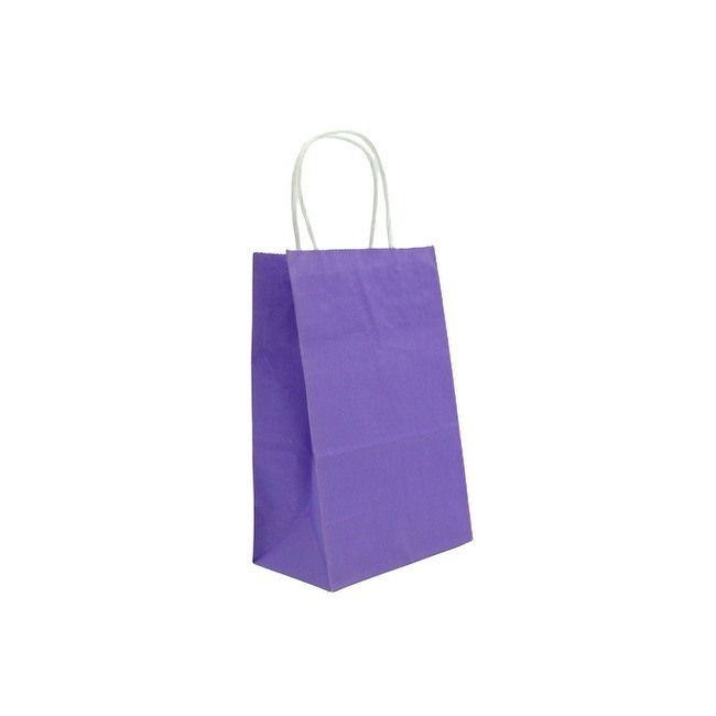  Multi-Color Paper Party Favor Bags for Goodies Rainbow Gift Bags with Handles Birthdays, Events, Classrooms & Celebrations