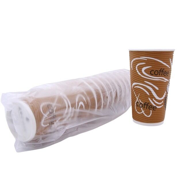  Disposable Paper Cups for Hot/Cold Beverage, Disposable Cups 12 oz, Leak-Free Paper Coffee Cups for Cafe, Restaurant, Office and Home
