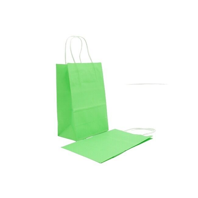 Customized Colorful Kraft Paper Bags with Handles Bulk Assorted Sizes Gift Bags for Grocery Retail Party Birthday