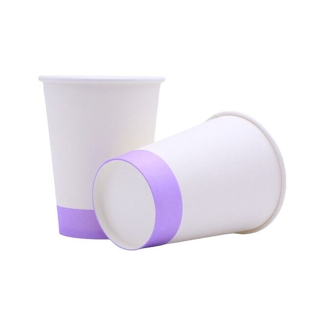 12 oz Disposable Paper Coffee Cups White Hot to Go Cups for Hot Coffee Hot Liquid Chocolate Juice Hot Beverage Drinkings