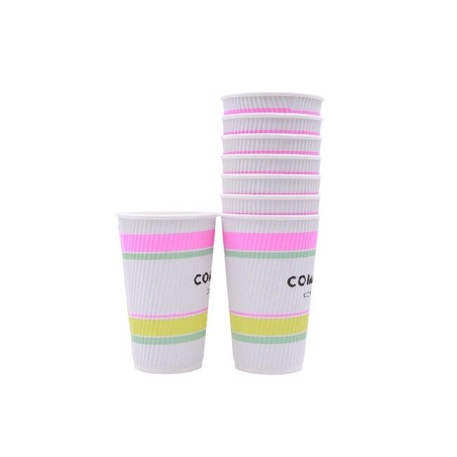 Bulk Disposable Paper Coffee Cups Hot Drinking Cups for Hot Coffee Hot Liquid for Cafes Bistros