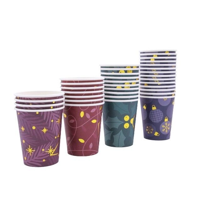 Coffee Cups 8 oz Disposable Paper Cups 8 oz White Paper Hot Coffee Cups