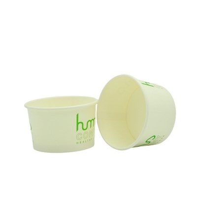 3 oz de tasses en papier de crème glacée étanches à l'eau
