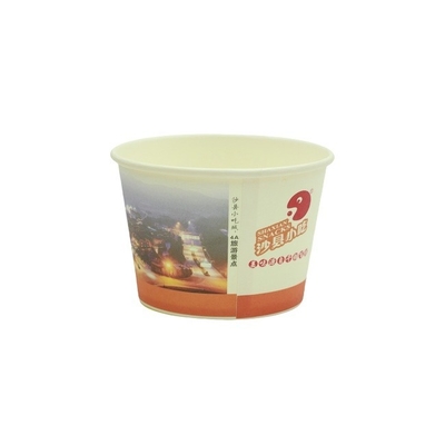 Copo de sopa de papel compostável, seguro para congelador, com revestimento PLA, ISO9001