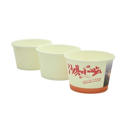 Copo de sopa de papel compostável, seguro para congelador, com revestimento PLA, ISO9001