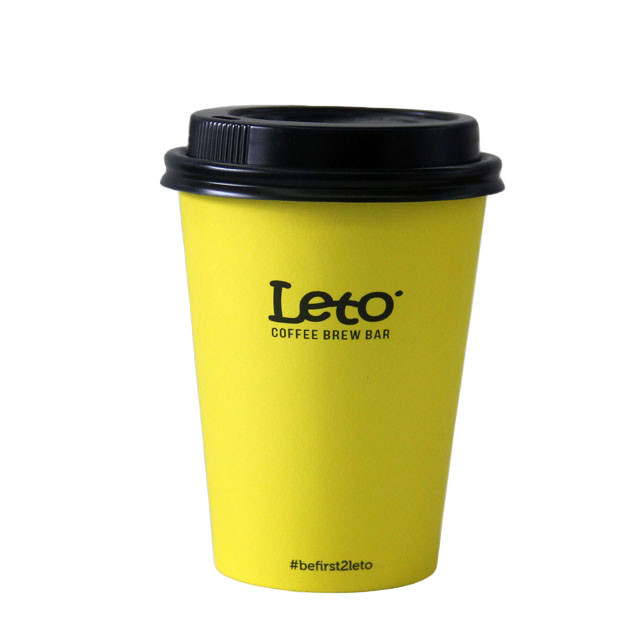 Food Grade Custom Compostable Coffee Cups 8oz 12oz 16oz Eco Friendly Paper Cups