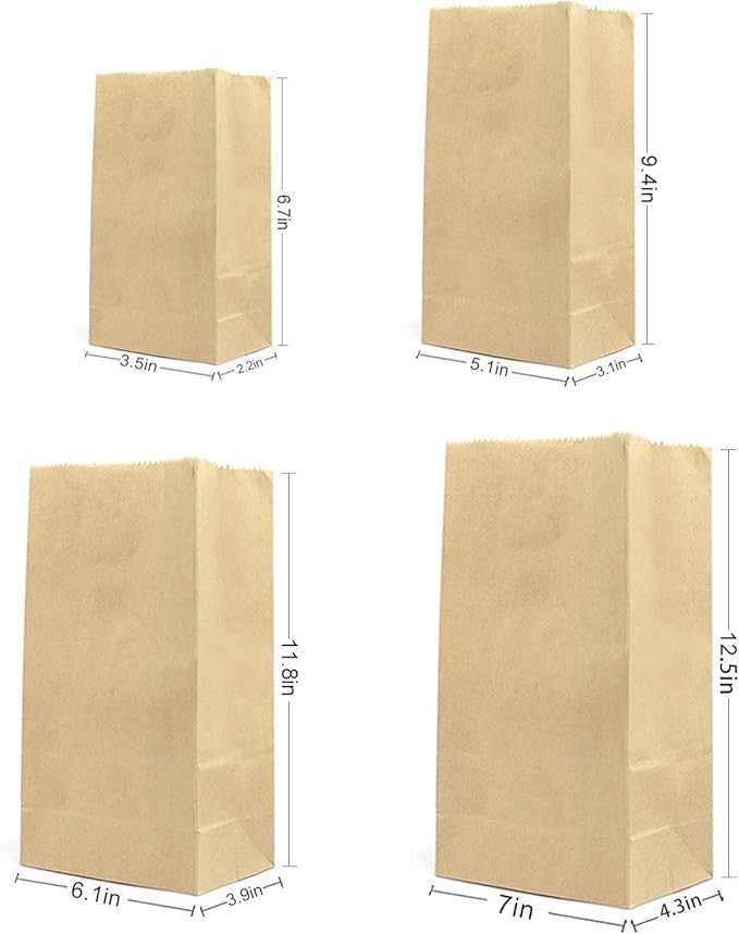 Durable Kraft Paper Bag For Bakery Bread Sandwich Bag Customized
