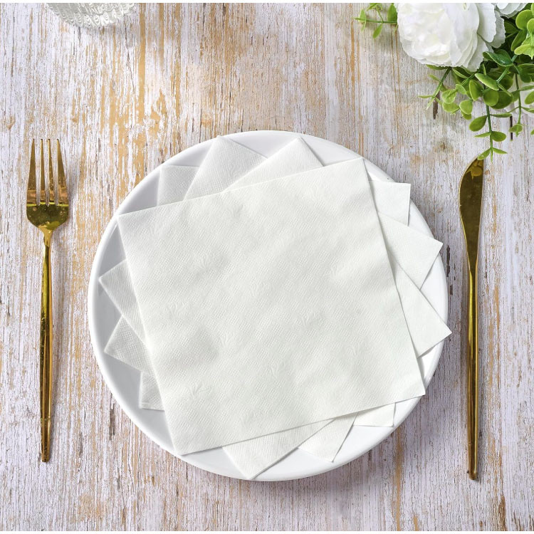 Soft Versatile Custom Printed Cocktail Napkins Printed Dinner Napkins 23cm 24cm 25cm 28cm