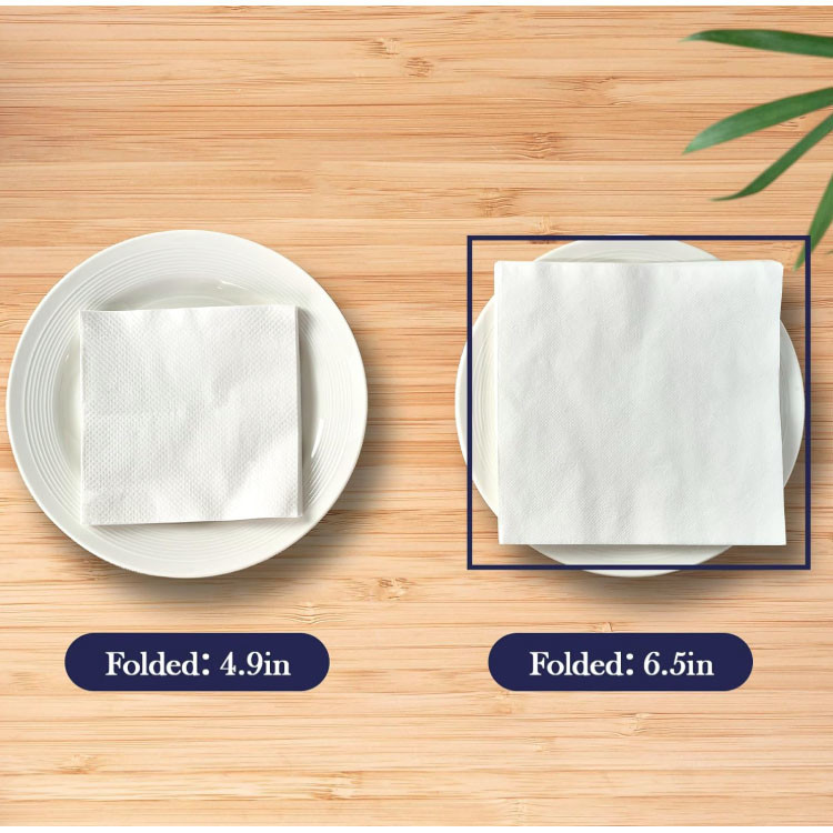 Soft Versatile Custom Printed Cocktail Napkins Printed Dinner Napkins 23cm 24cm 25cm 28cm
