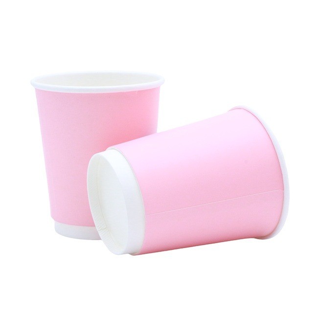 Double Wall Paper Coffee Cup 16 Oz Customized With Lids For Home Restaurant Store